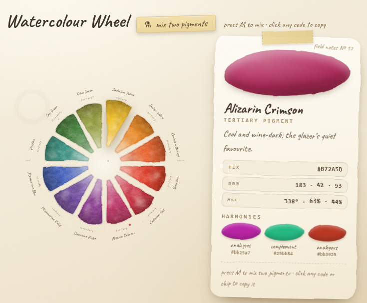 The Watercolor Color Wheel: A Working Artist’s Guide to Color Theory and Mixing